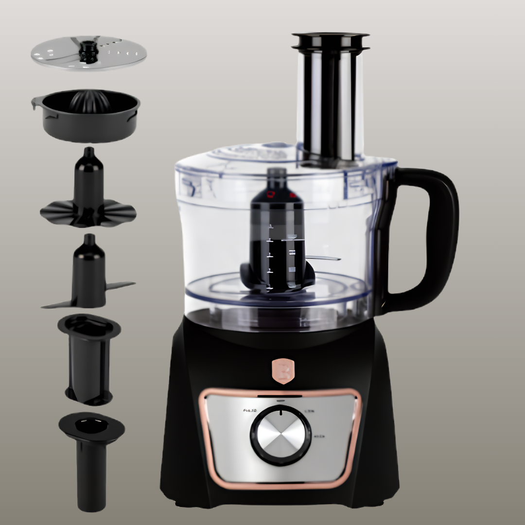 Processador de Alimentos 8 taças; Coleção Black Rose BLH