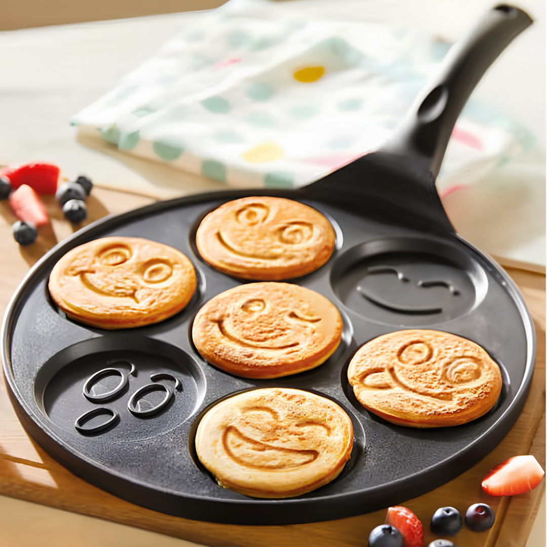 Emoji 7-Pocket Pancake Pan 26cm, Black Rose Collection BLH
