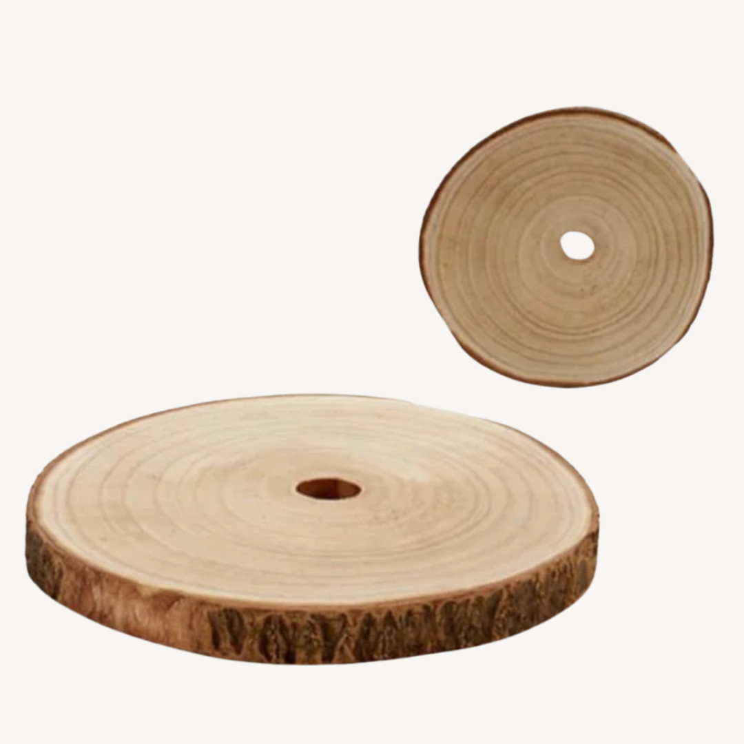 ROUND WOODEN STAND, 39 CM DIAMETER AR
