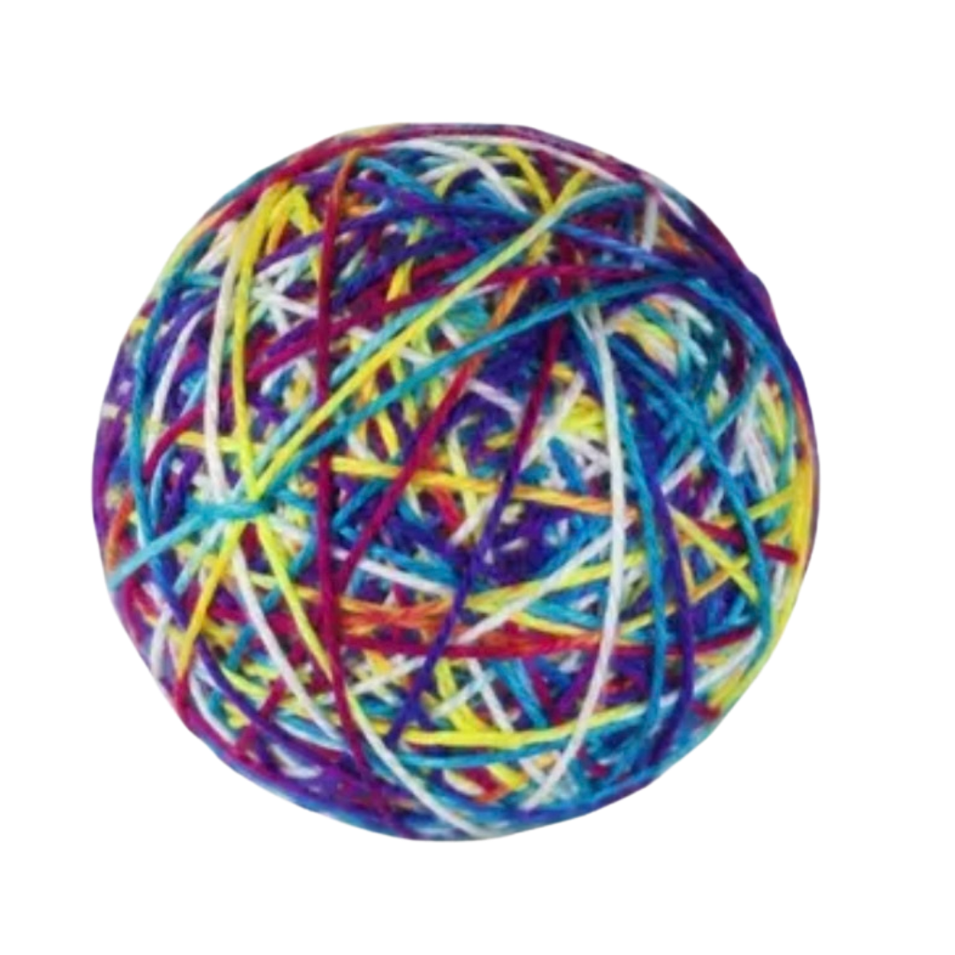CAT TOY – BALL OF YARN, 9 CM, YMY
