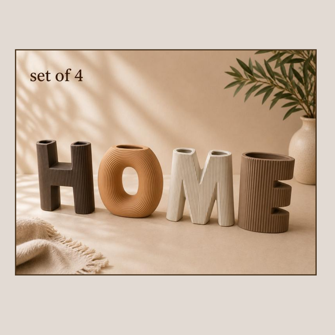 HOME Ceramic Jugs, Set of 4 AB
