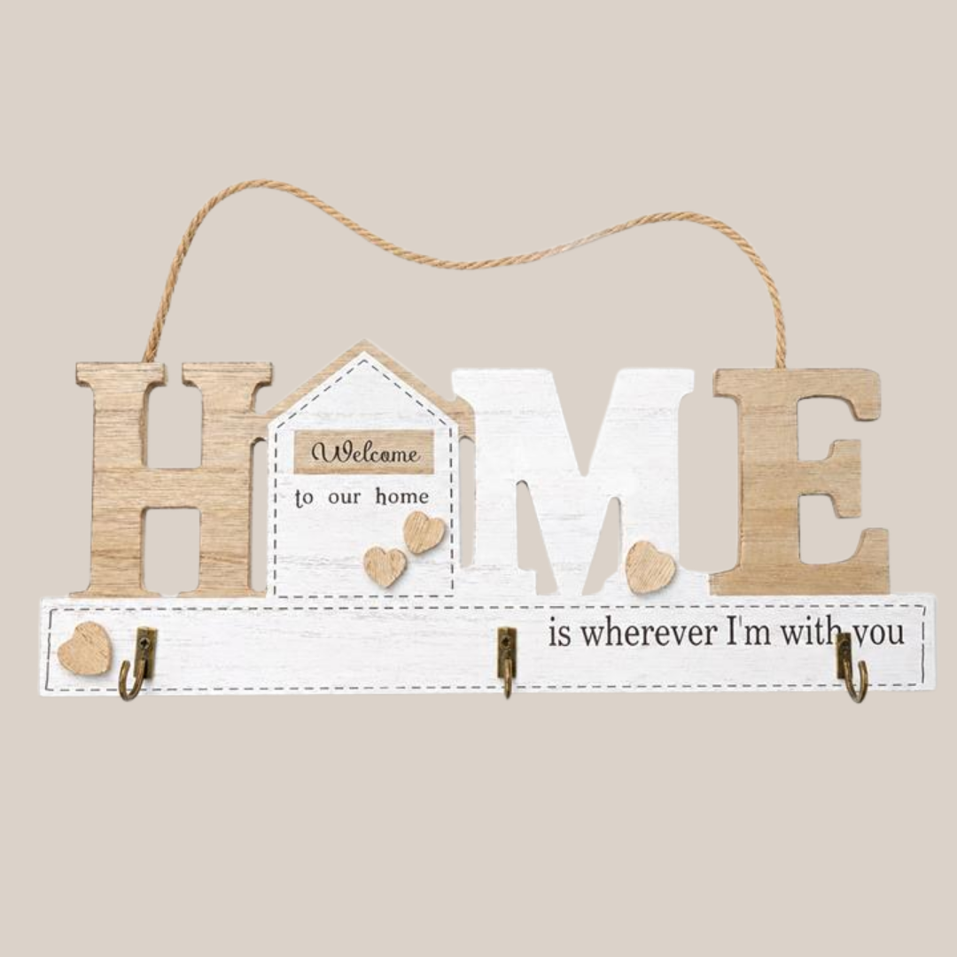 MDF key ring with cord, 29.7 x 12 cm HOME Casa AB