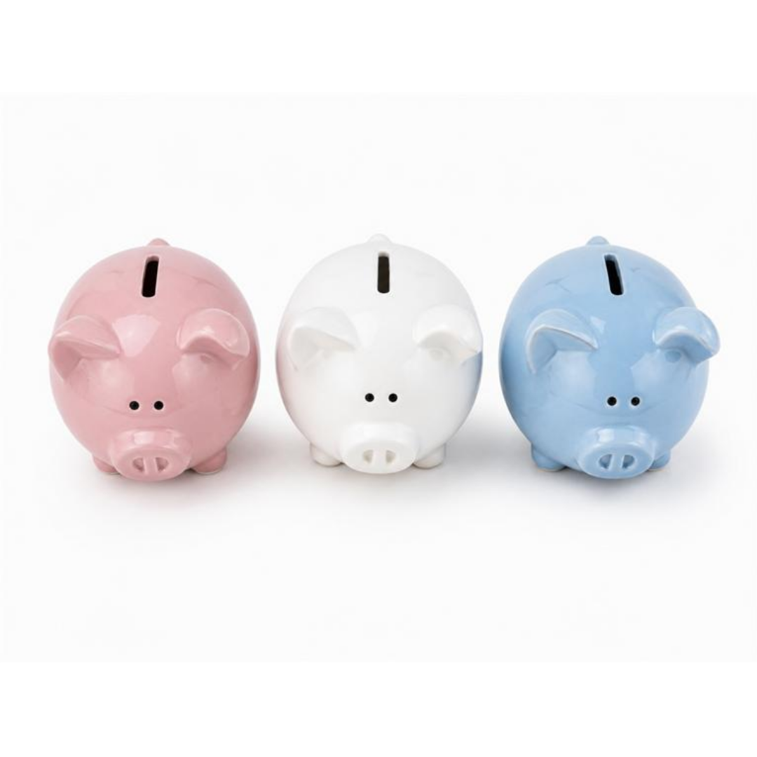 AB Ceramic Pig Money Box
