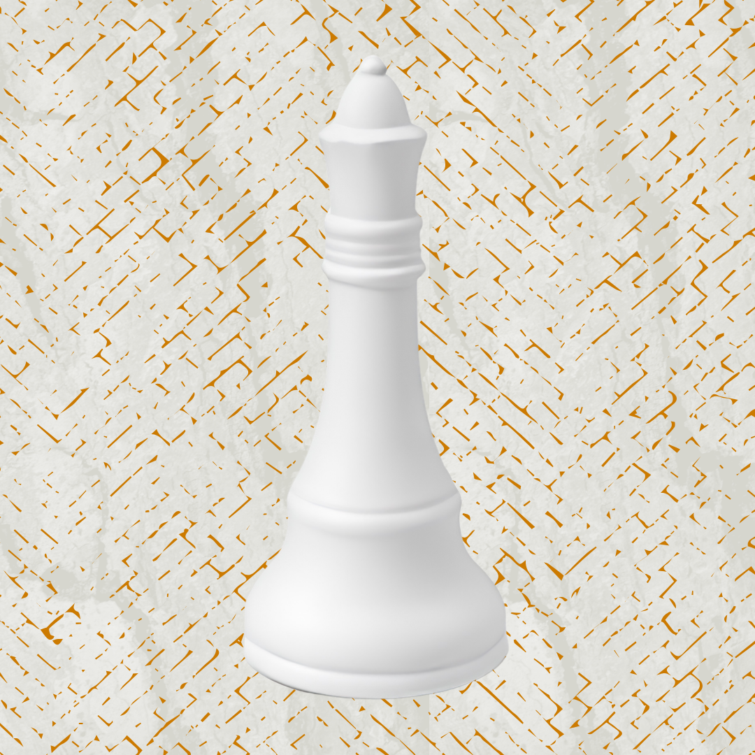Cerâminca 22cm Queen AB Chess Piece